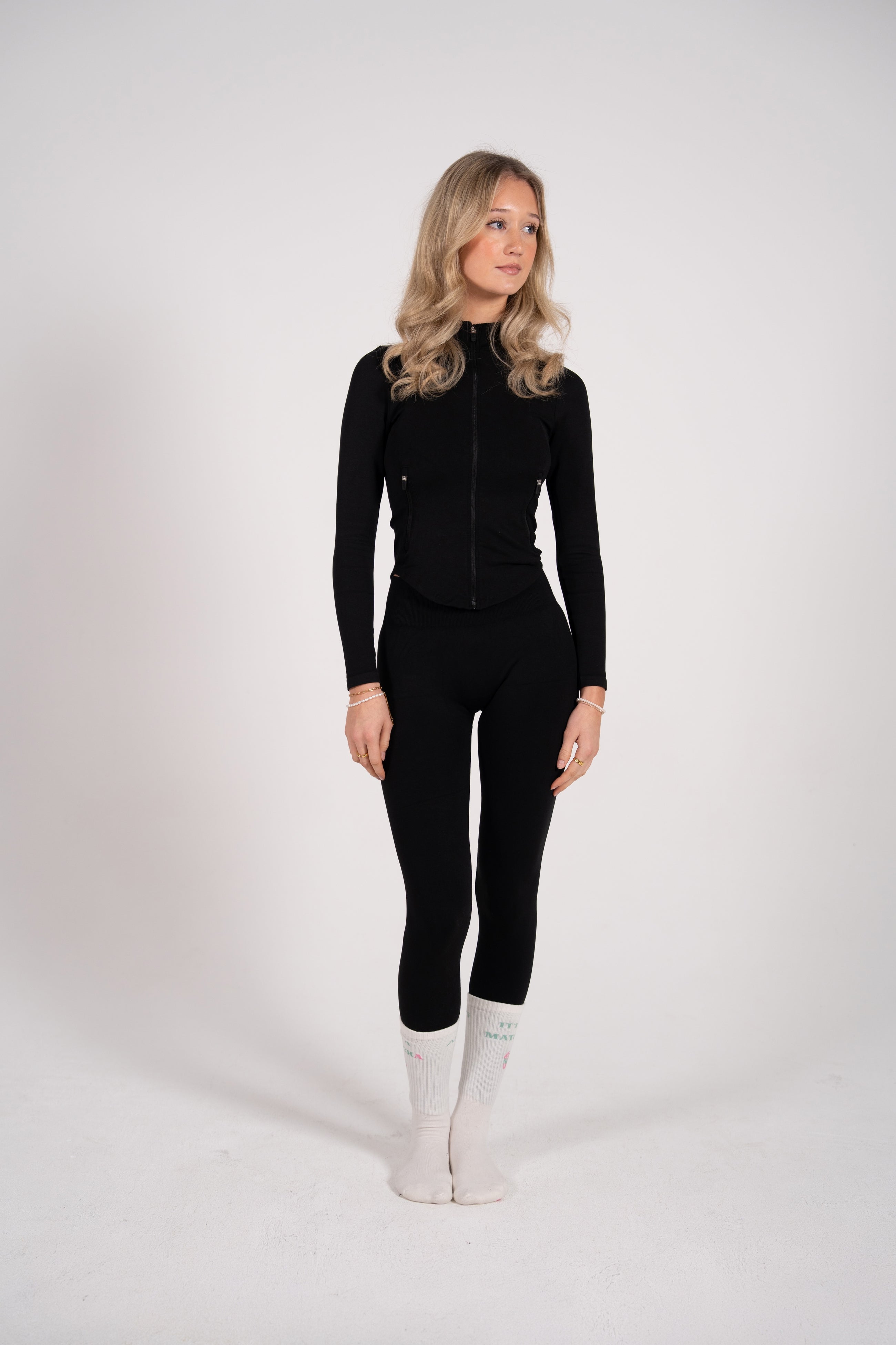 Reborn Scrunch Leggings Schwarz