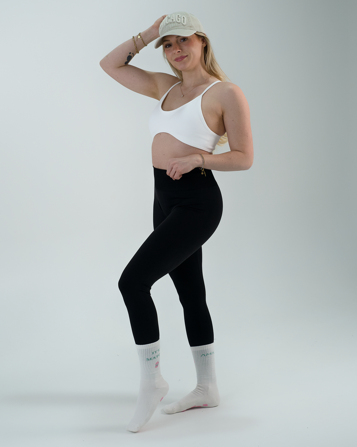 Reborn Sports Bra Weiß