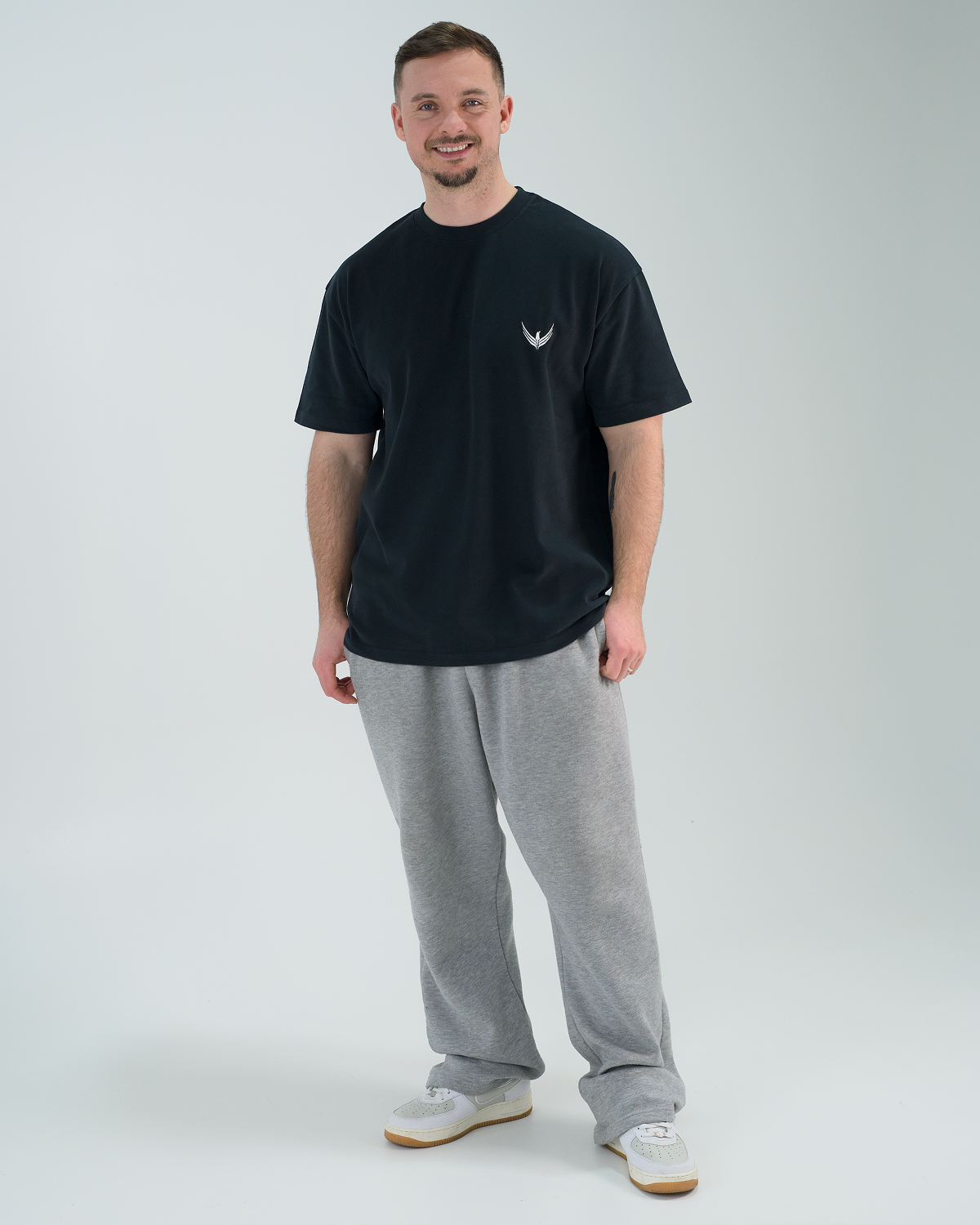 Reborn Stick T-Shirt Schwarz