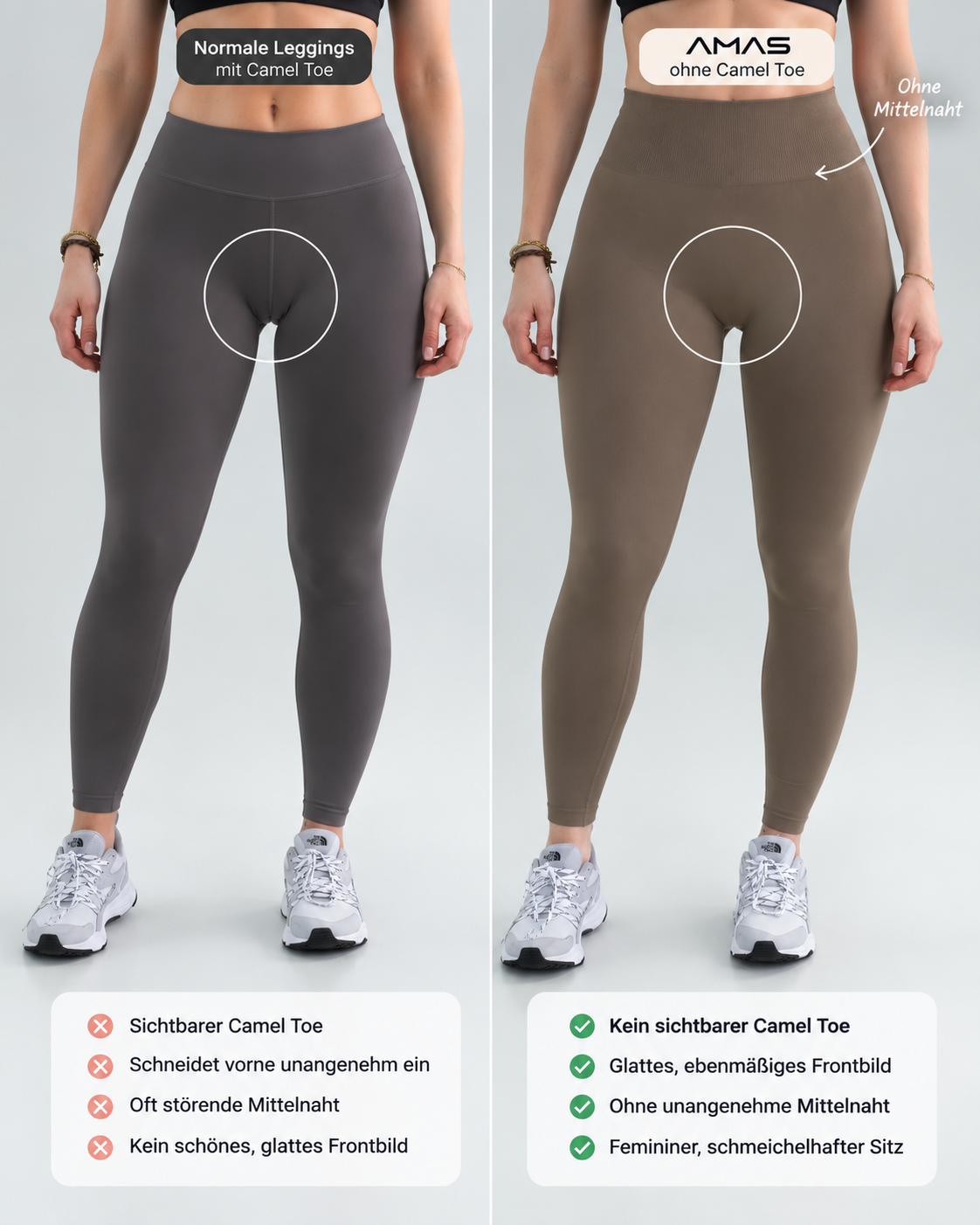 No Camel Toe Leggings – Mokka