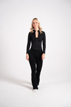 Reborn Flared Leggings Schwarz