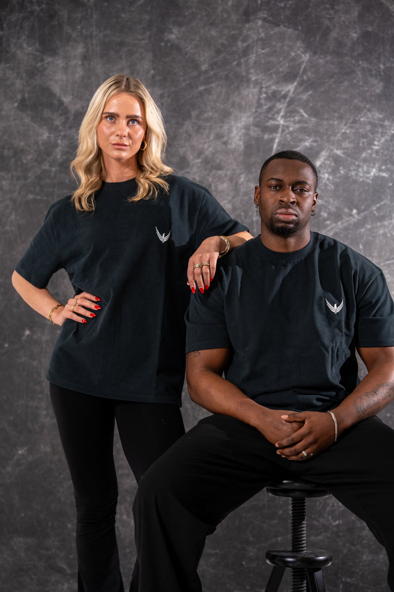 Reborn Stick T-Shirt Schwarz