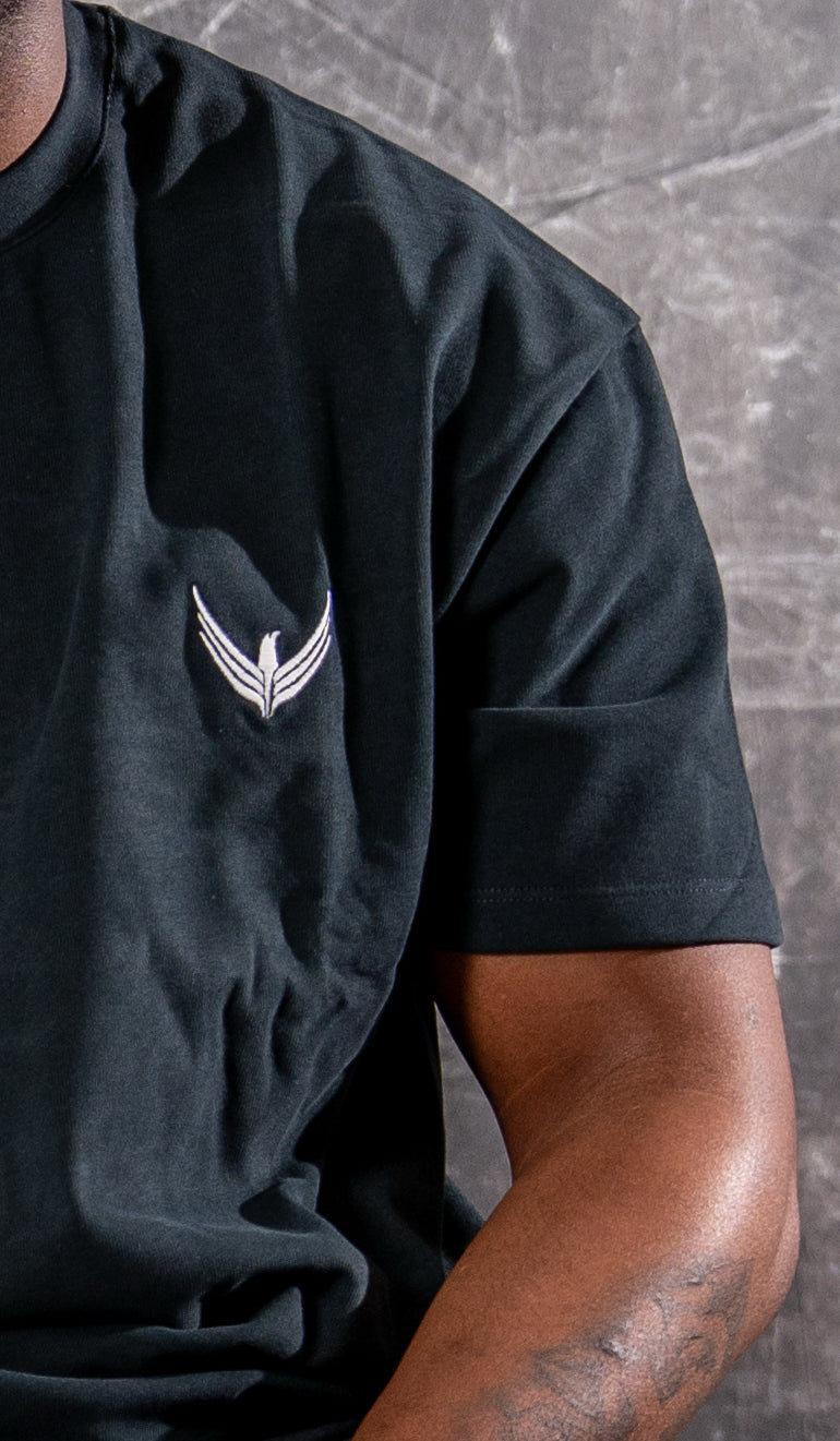 Reborn Stick T-Shirt Schwarz