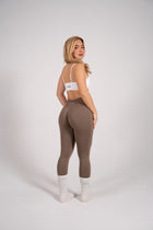 Reborn Scrunch Leggings Mokka