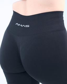Reborn Flared Leggings Schwarz