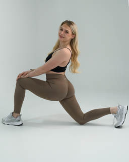 Reborn Scrunch Leggings Mokka