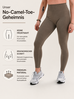 No Camel Toe Leggings – Mokka