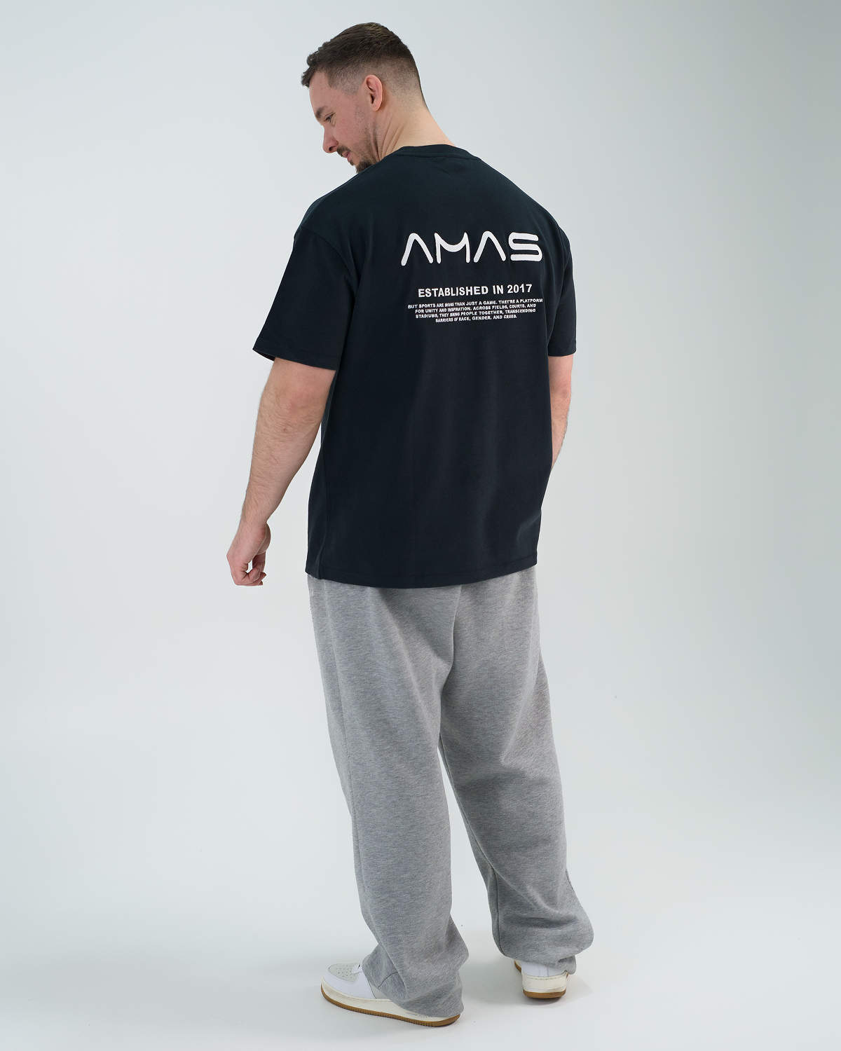 Reborn Stick T-Shirt Schwarz